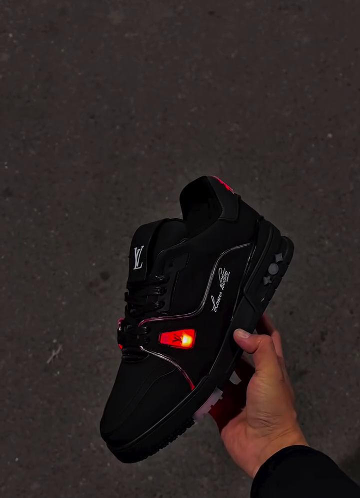 Premium Casual Denim & Leather Sneakers – Stylish, Comfortable, and Best-Selling Footwear