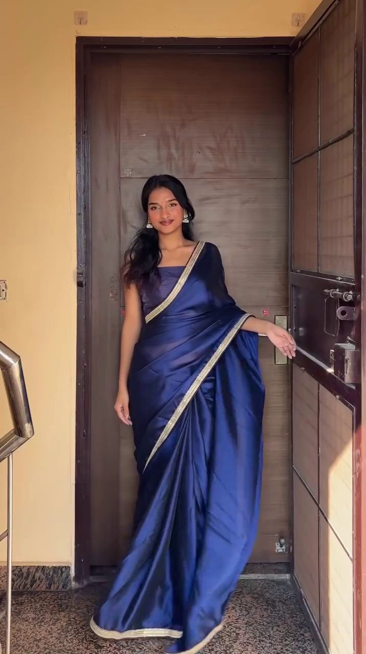 Timeless Elegance: Women’s Georgette Silk Saree with Border – Perfect for Every Occasion
